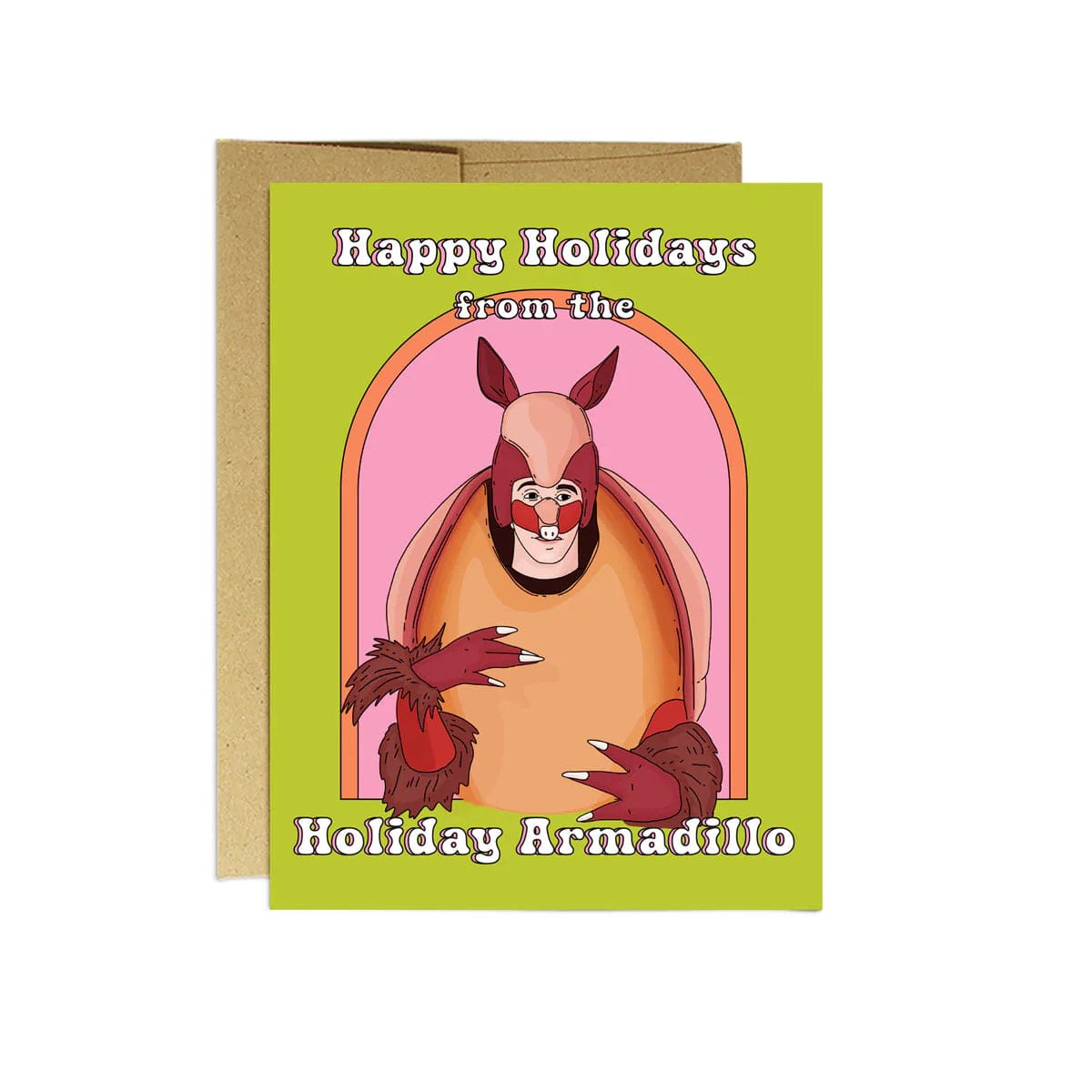 Party Mountain Paper co. - Holiday Armadillo Card, Box of 6 - ModernTribe