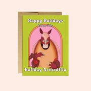 Party Mountain Paper co. Cards Holiday Armadillo Card, Box of 6