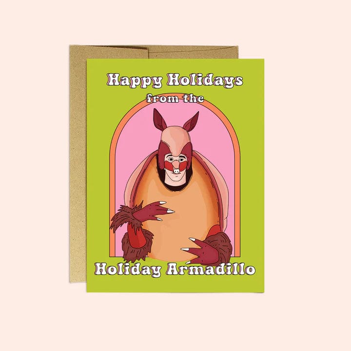 Party Mountain Paper co. - Holiday Armadillo Card, Box of 6 - ModernTribe