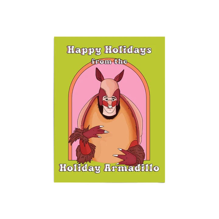 Party Mountain Paper co. - Holiday Armadillo Card, Box of 6 - ModernTribe