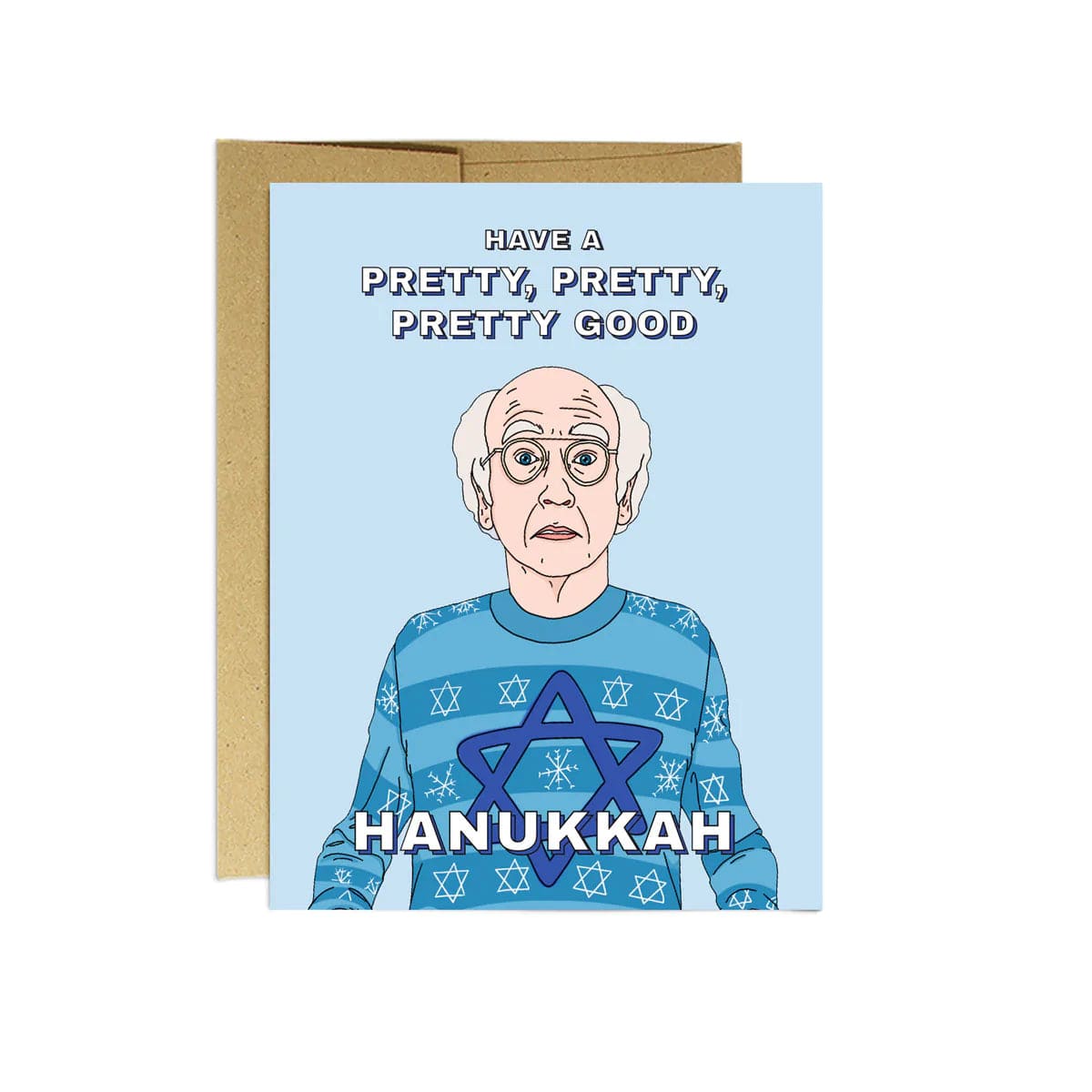 Party Mountain Paper co. Cards Larry Hanukkah Card, Box of 6