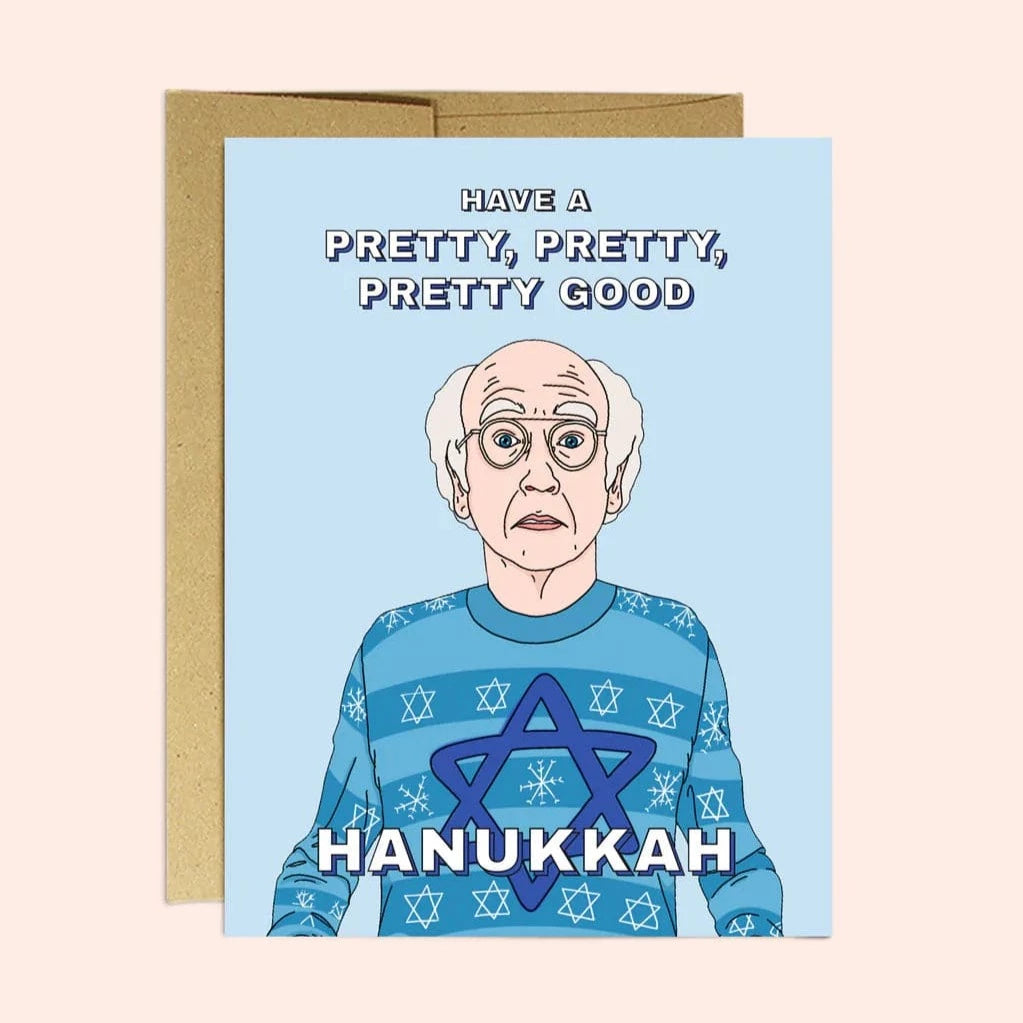 Party Mountain Paper co. Cards Larry Hanukkah Card, Box of 6