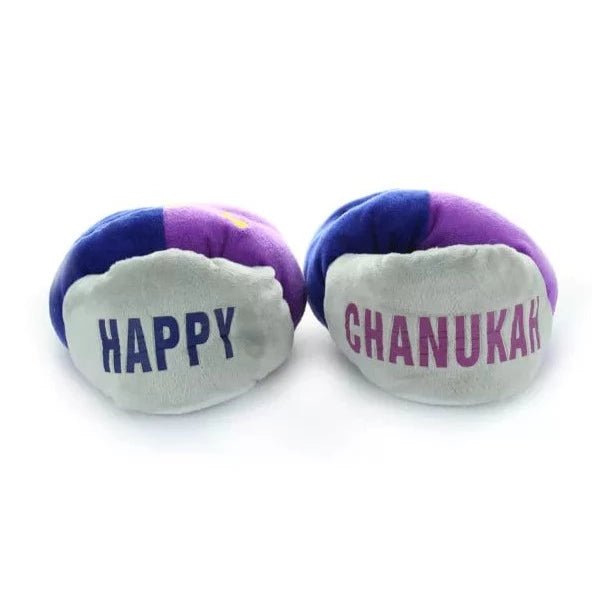 Cazenove - Kids Happy Chanukah Dreidel Slippers - ModernTribe