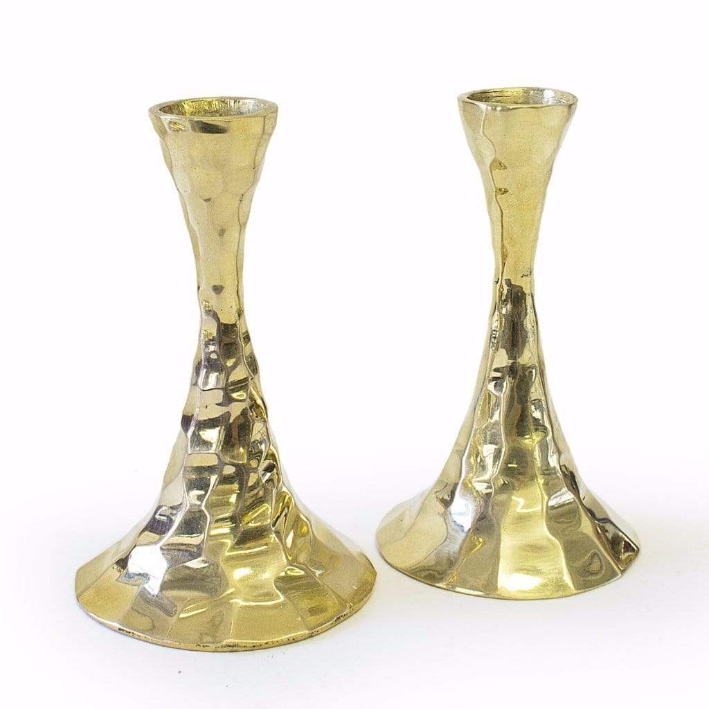 Quest - Gold Hammered Candle Holders - ModernTribe