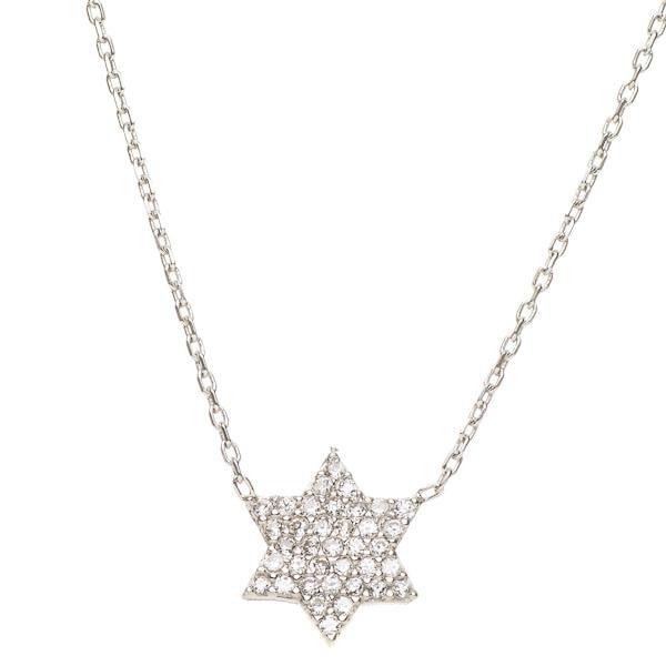Alef Bet - Sparkling Star of David Necklace - ModernTribe