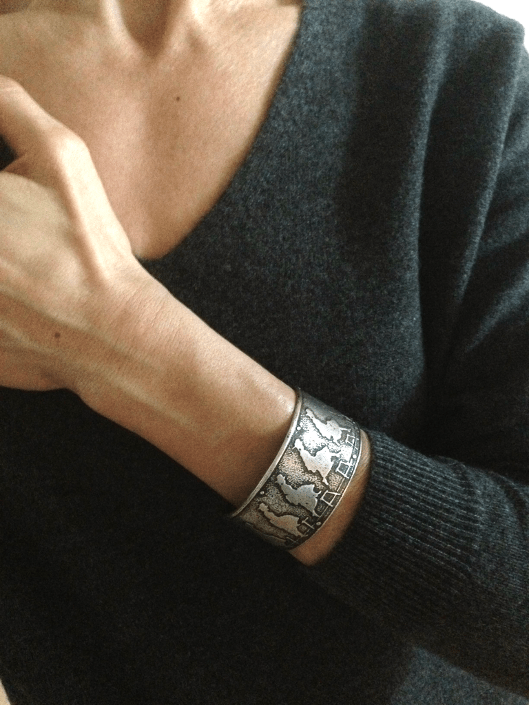 Marla Studio - Leap of Faith Sterling Silver Cuff Bracelet by Marla Studio - ModernTribe