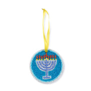 Pilgrim Imports Ornaments Tchotchkes Beaded Menorah by Chai Modern