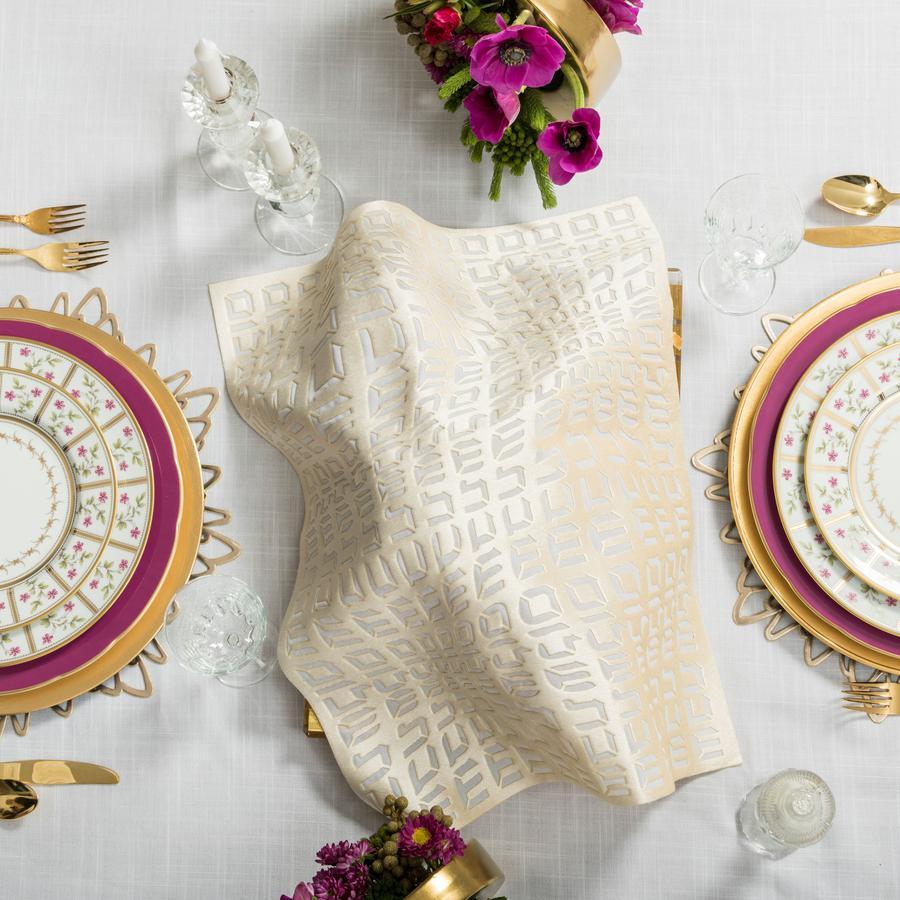 Apeloig Collection - Laser - Cut Challah Cover - ModernTribe