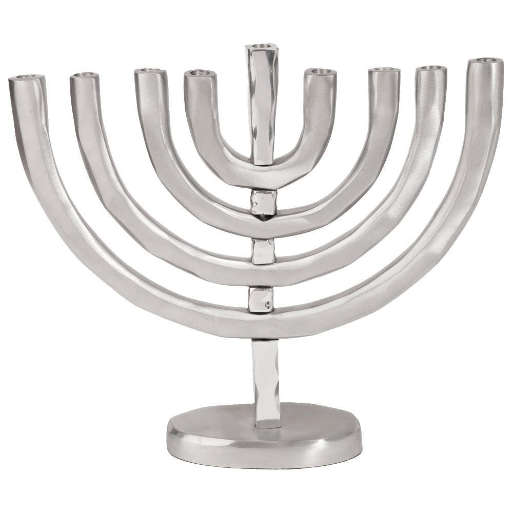 Yair Emanuel - Silver Anodized Branches Menorah by Yair Emanuel - ModernTribe
