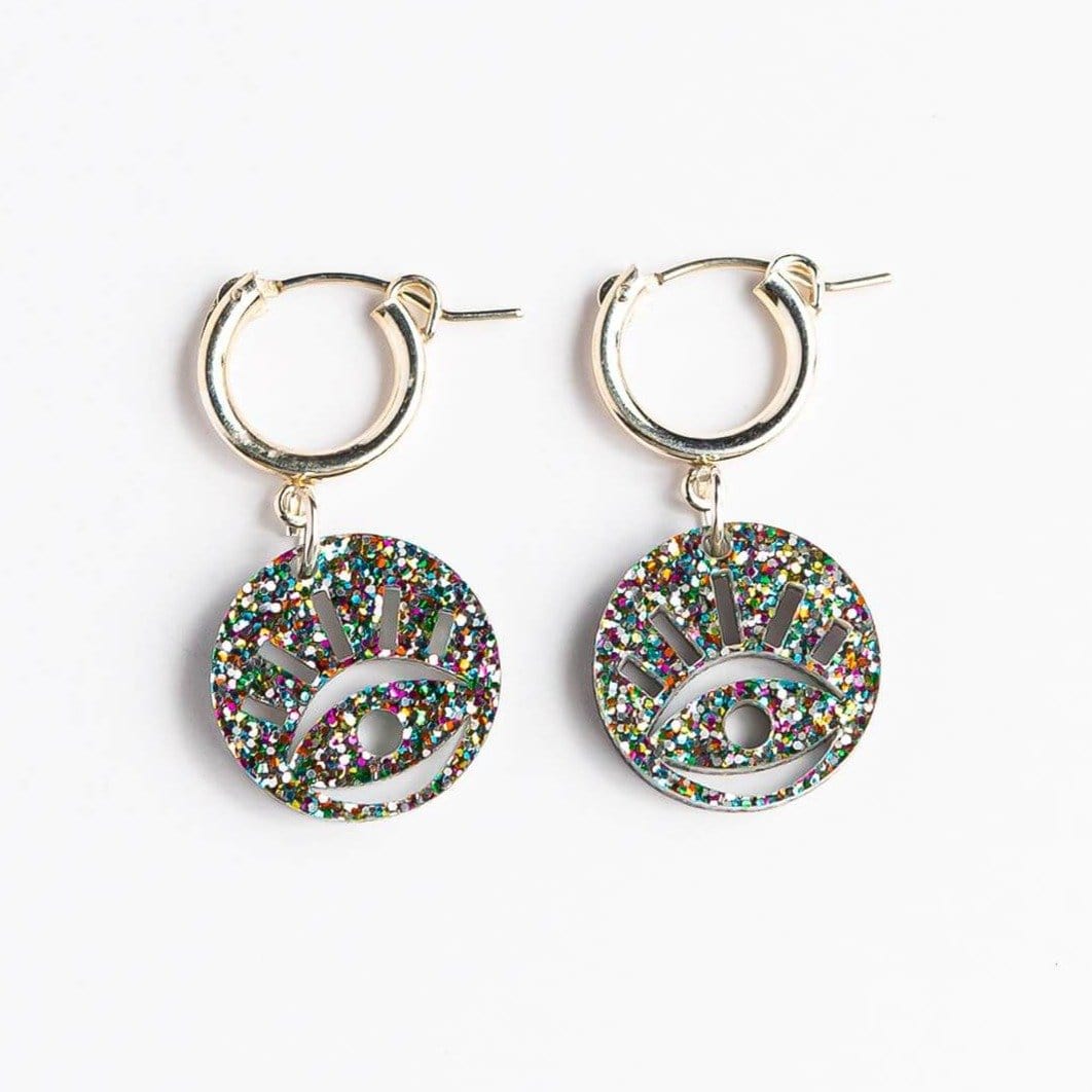 Ariel Tidhar - Aria Hoops - Multi Glitter - ModernTribe