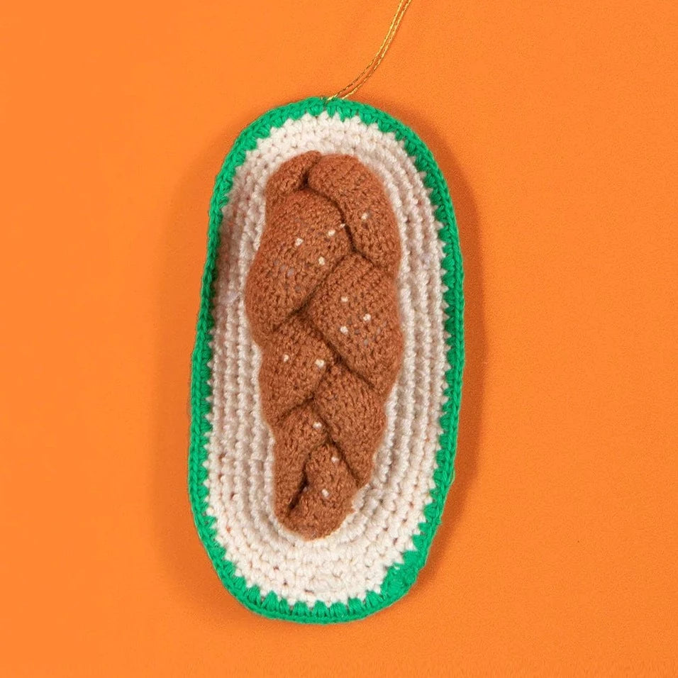 Pilgrim Imports Ornaments Tchotchkes Crochet Challah by Chai Modern
