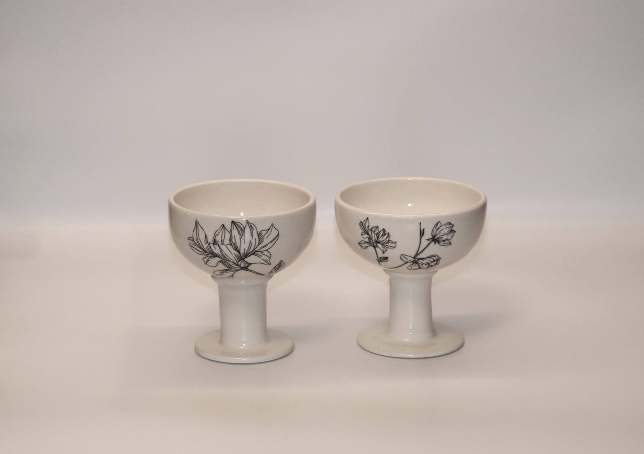 Lana Rayman Pottery - Magnolia Kiddush Cup - ModernTribe