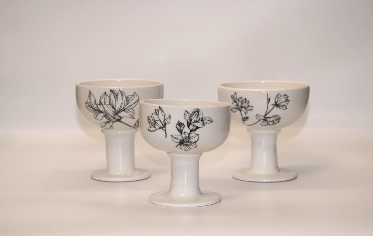 Lana Rayman Pottery - Magnolia Kiddush Cup - ModernTribe