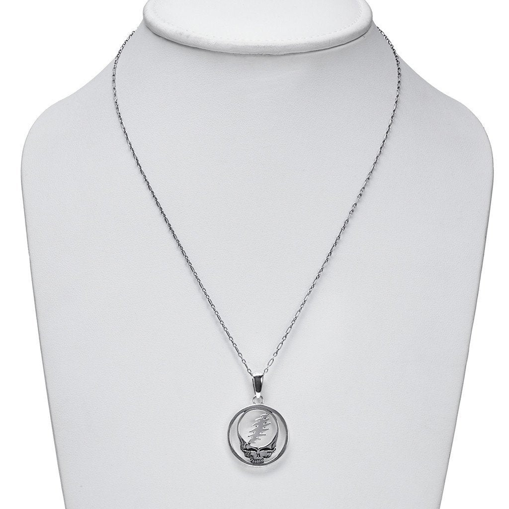 Cynthia Gale GeoArt - Grateful Dead Steal Your Face Sterling Necklace - ModernTribe