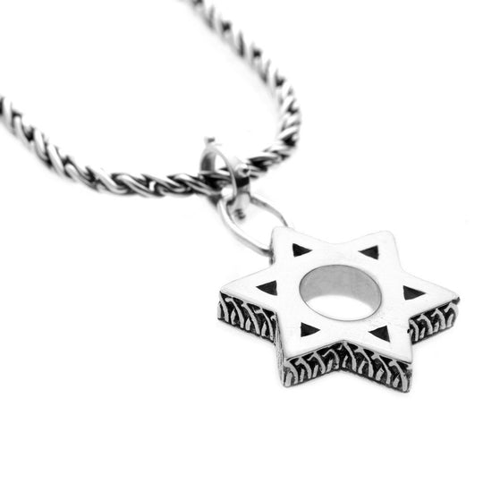 Jewish Museum Jewish Star Necklace- Sterling Silver