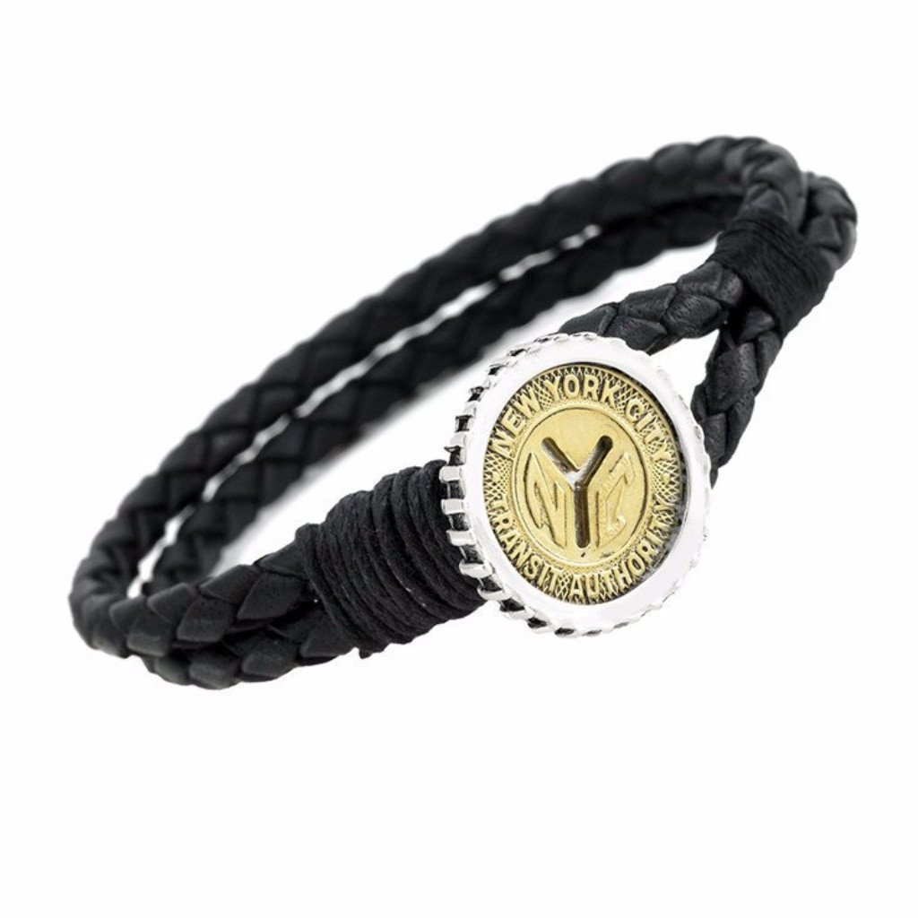 Cynthia Gale GeoArt - NYC Authentic Subway Token Sterling Silver Bracelet - ModernTribe
