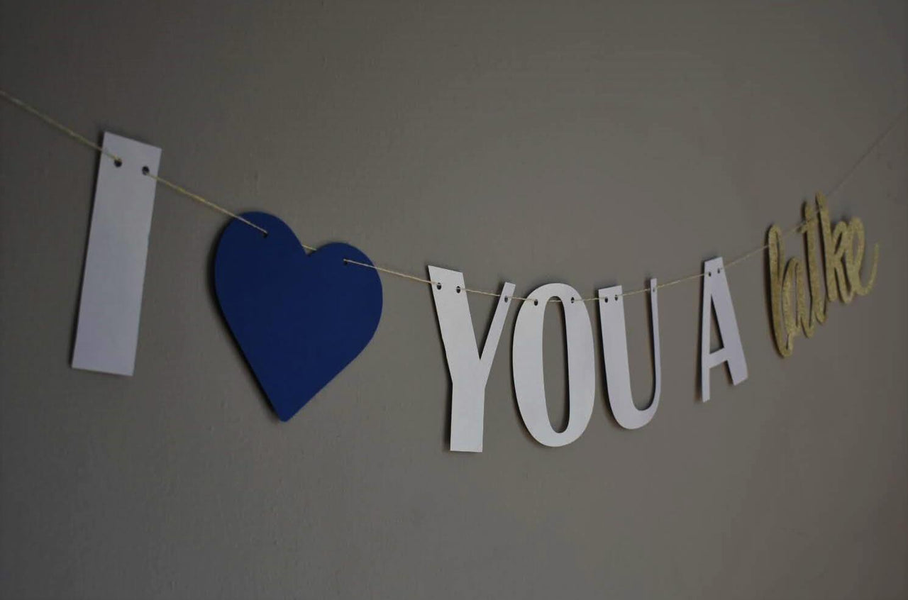 The KitCut - I Love You a Latke Banner - ModernTribe