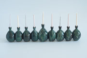 Rachael Pots Menorahs Ceramic Menorah by Rachael Pots - Dark Blue