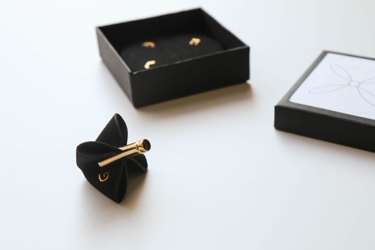 JUDA TLV - Leather and Gold Dreidel by JUDA TLV - ModernTribe
