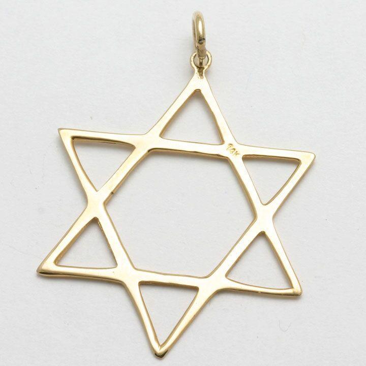 Bareket Jewelry - Classic Star of David Pendant - 14k Yellow or White Gold - ModernTribe