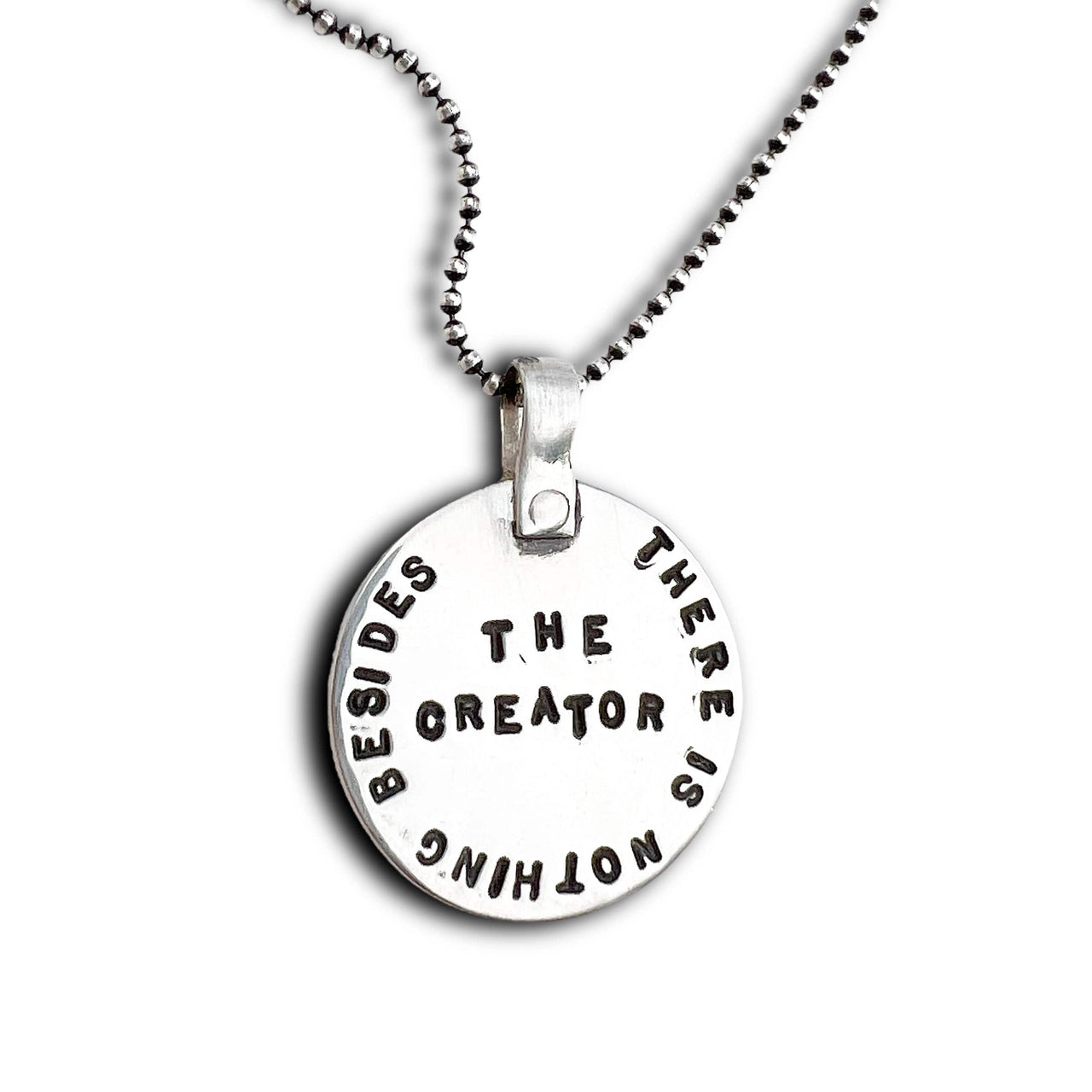 Marla Studio - There is Nothing Besides the Creator Pendant on Sterling Silver Chain - Bronze or Sterling Silver - ModernTribe