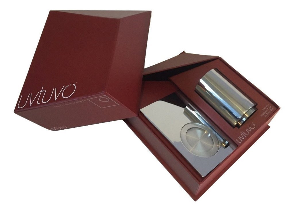 Uvtuvo - Elevate Kiddush Set by Uvtuvo - Silver - ModernTribe