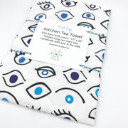 Girls Can Tell Tea Towels Evil Eye Tea Towel