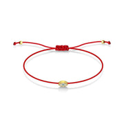Alef Bet - Red String Evil Eye Bracelet - ModernTribe