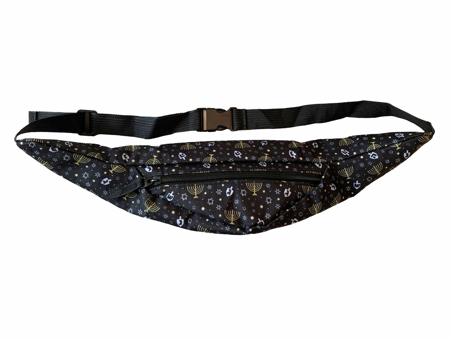 Midrash Manicures Tote Bags & Cases Black Hanukkah Fanny Pack Belt Bag
