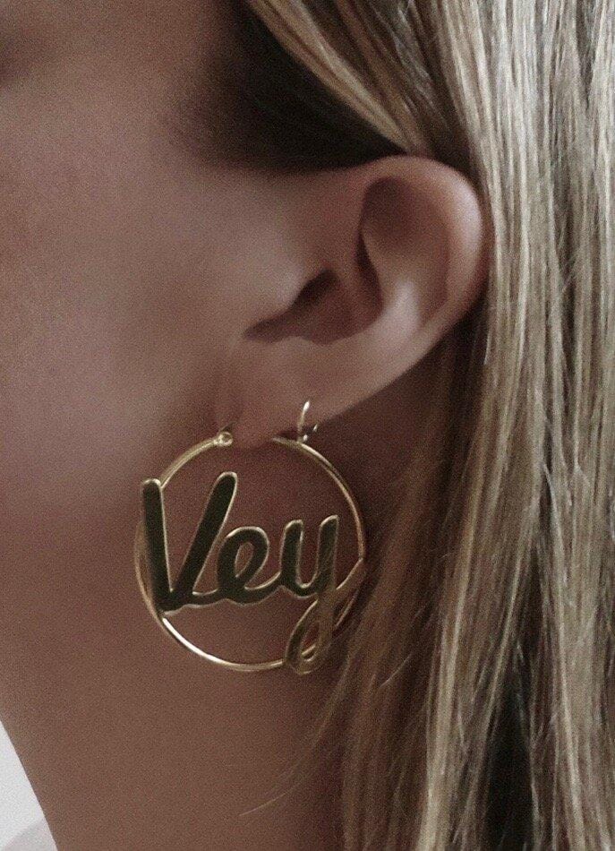 Unkosher Market - Oy Vey Hoop Earrings - ModernTribe