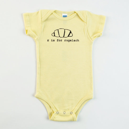 R is for Rugelach Baby Onesie