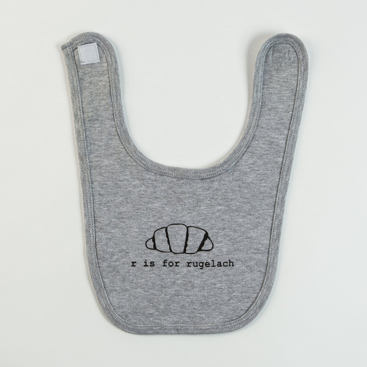 Garbella - R is for Rugelach Baby Bib - (Choice of Color) - ModernTribe