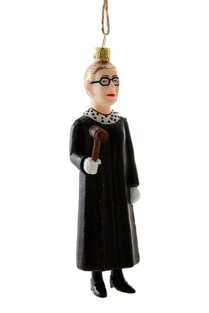 Cody Foster Ornaments Ruth Bader Ginsberg with Gavel Ornament by Cody Foster