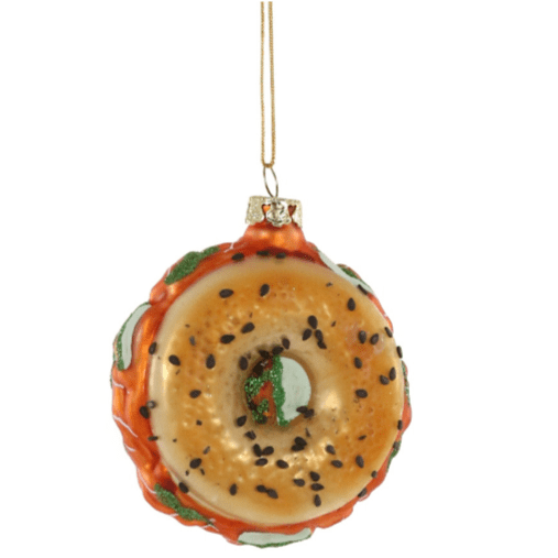 Cody Foster Ornaments Bagel With Lox Ornament by Cody Foster