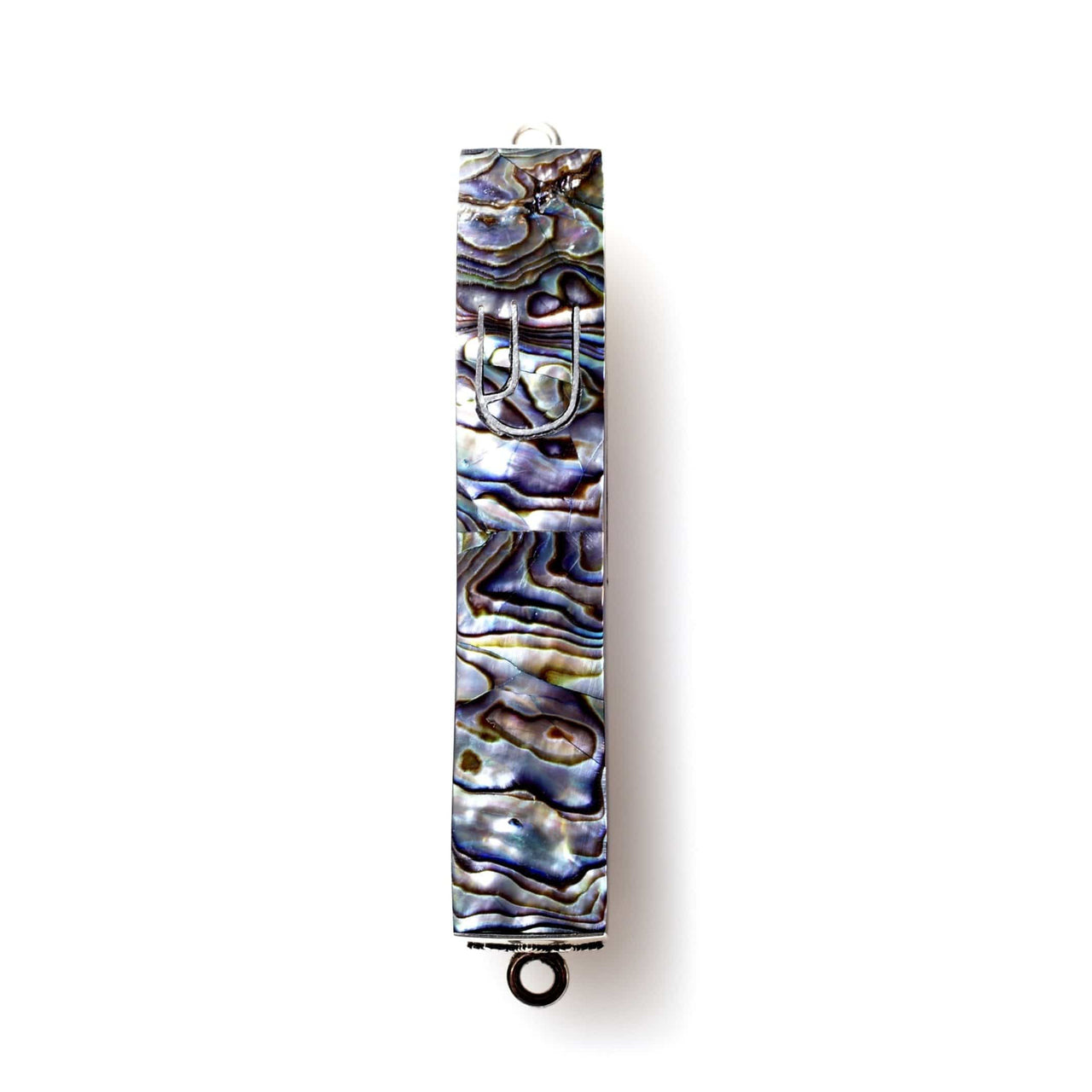 Copa Judaica - Abalone Sterling Silver Mezuzah Case - ModernTribe