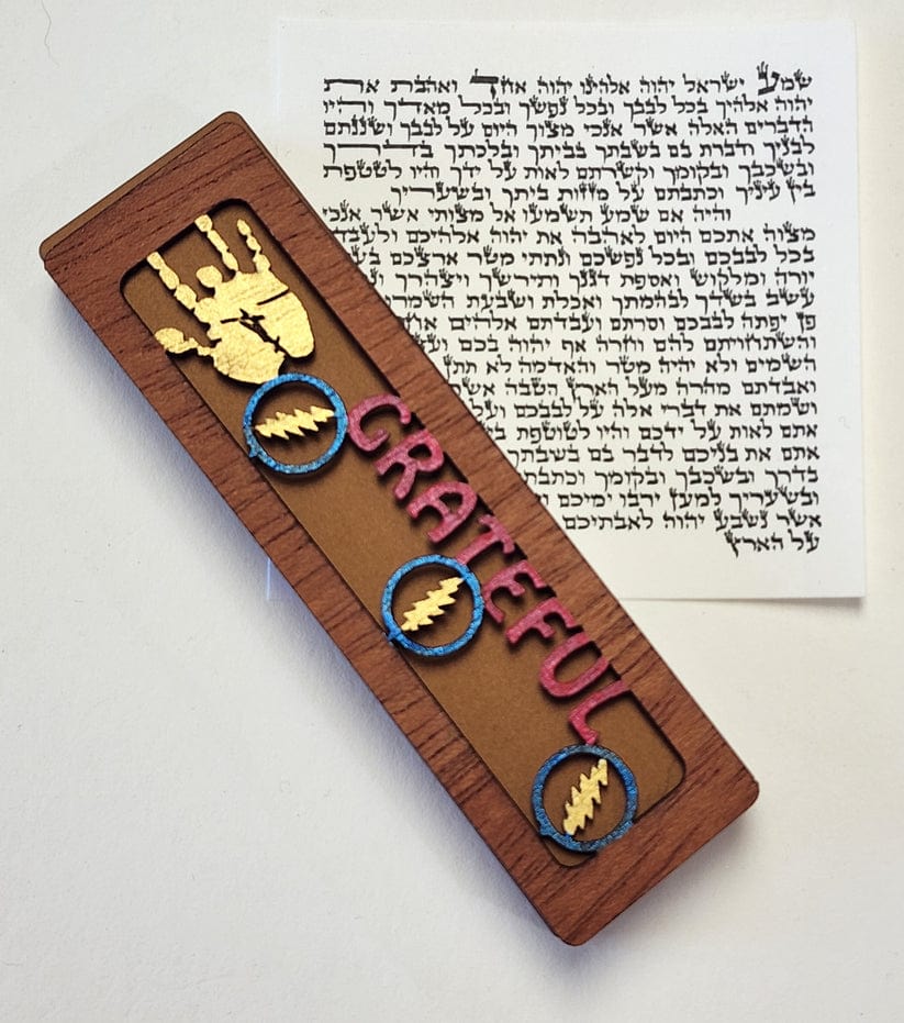 Glenn Grubard Designs - Grateful Jerry Mezuzah Case by Glenn Grubard - (Bronze or Black) - ModernTribe