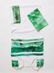 Advah Tallises Green Mountain Tallit by Advah Designs
