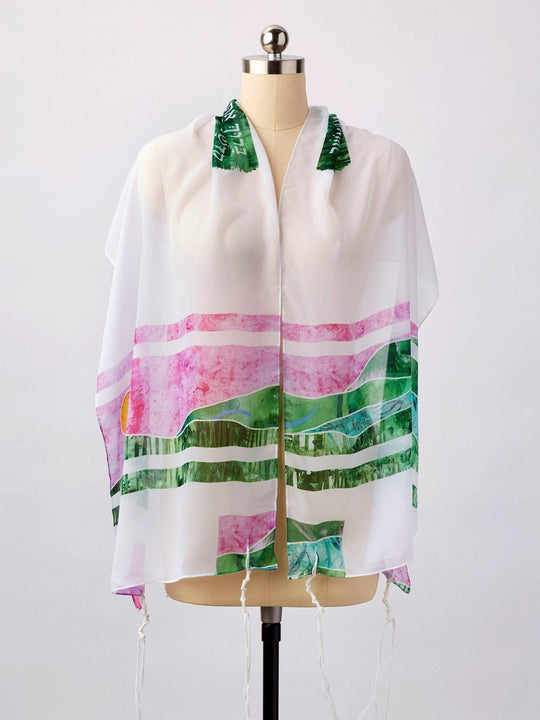 Green Hills Tallit by Advah Designs