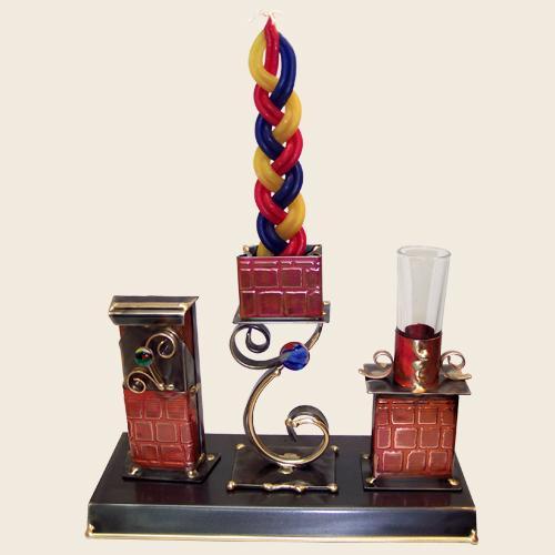 Gary Rosenthal - Copper Wall Havdalah Set by Gary Rosenthal - ModernTribe