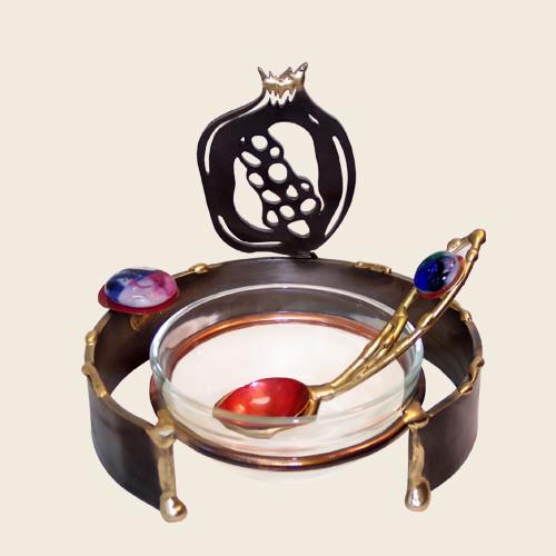 Gary Rosenthal - Pomegranate Honey Dish by Gary Rosenthal - ModernTribe