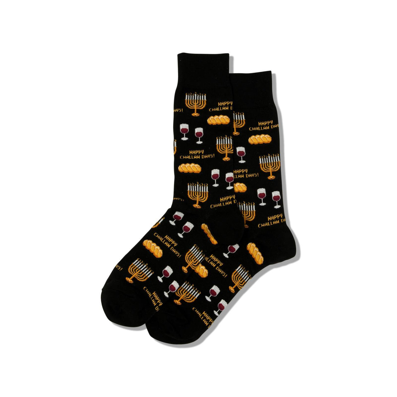 Hot Sox - Men's Happy Challah Days Crew Socks - ModernTribe