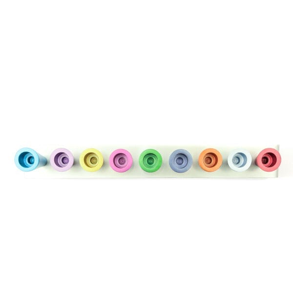 Yair Emanuel - Cone Menorah by Yair Emanuel - Multicolored - ModernTribe