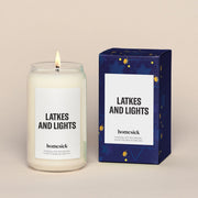 Homesick Decorative Candles Latkes and Lights Candle by Homesick