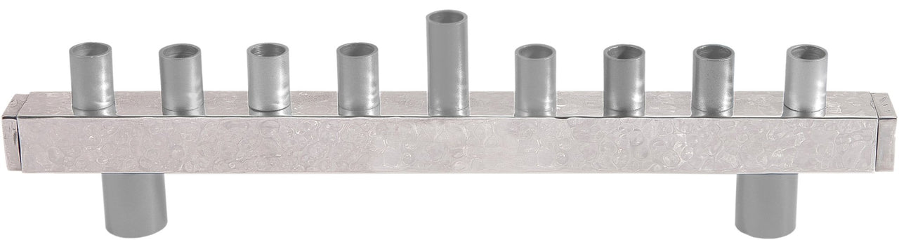 Yair Emanuel - Emanuel Hammered Chanukah Menorah - Silver - ModernTribe