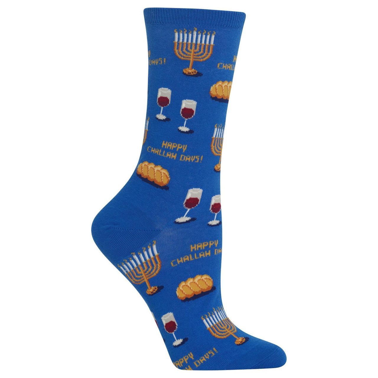Hot Sox Socks Blue / One Size Women's Happy Challah Days Socks
