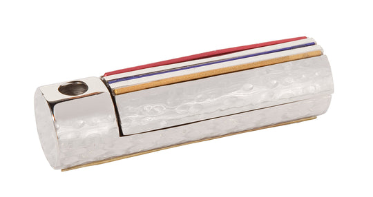 Folding Travel Menorah by Yair Emanuel - Multicolored