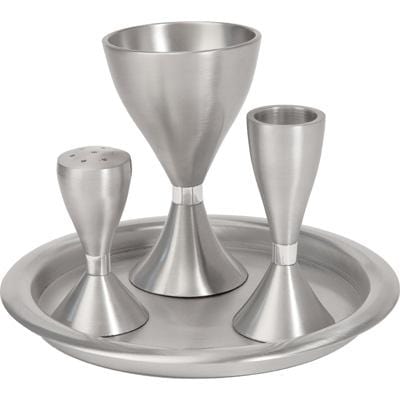 Yair Emanuel - Natural Aluminum Havdalah Set by Yair Emanuel - ModernTribe