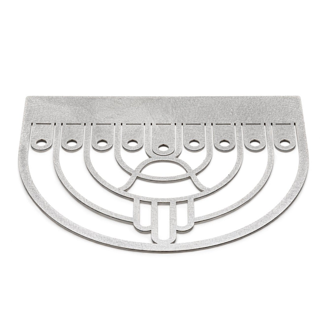Studio Wallaby - Flat Modern Hamsa Hanukkiah - ModernTribe