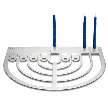Studio Wallaby Menorah Default Flat Modern Hanukkiah