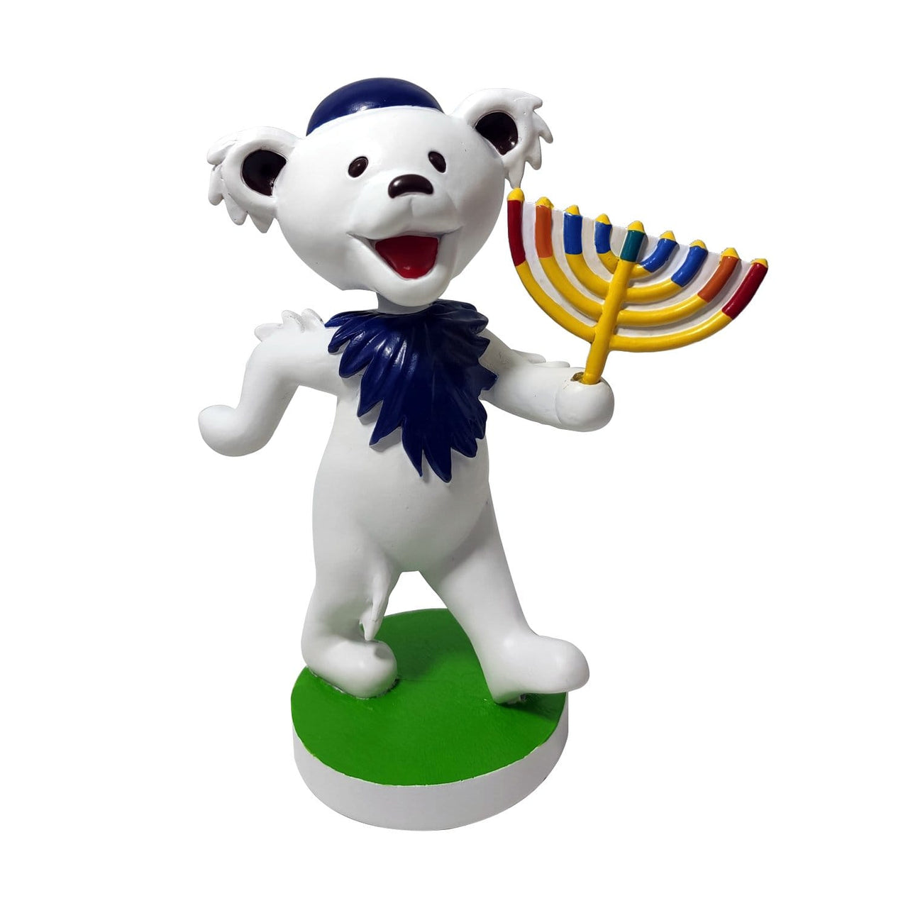 Kollectico - Grateful Dead 6″ Dancing Bear Hanukkah Bobblehead - ModernTribe